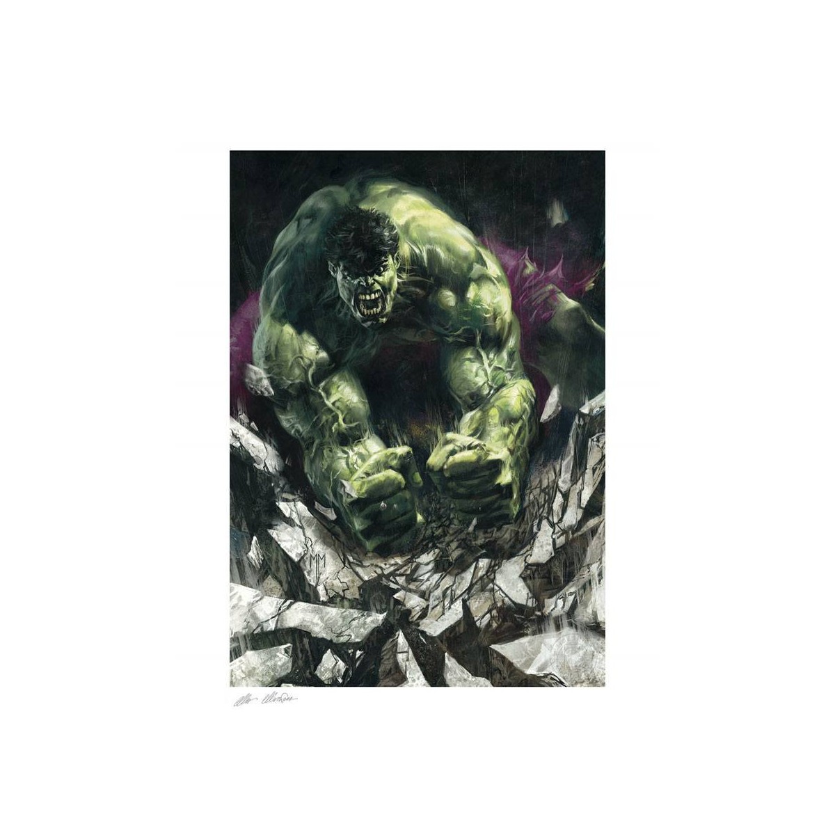 Impresión Marvel - Impresión artística Hulk 1 - 46 x 61 cm - sin marco