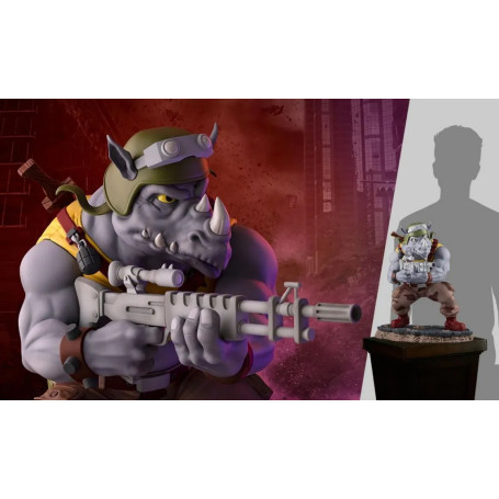 Premium Collectibles Studio PCS - Estatua Rocksteady 1/4 - Teenage Mutant Ninja Turtles TMNT