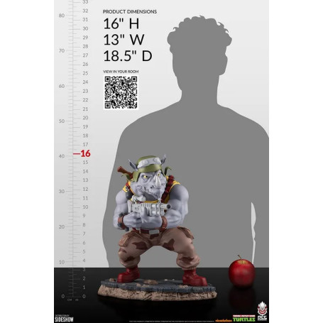 Premium Collectibles Studio PCS - Estatua Rocksteady 1/4 - Teenage Mutant Ninja Turtles TMNT