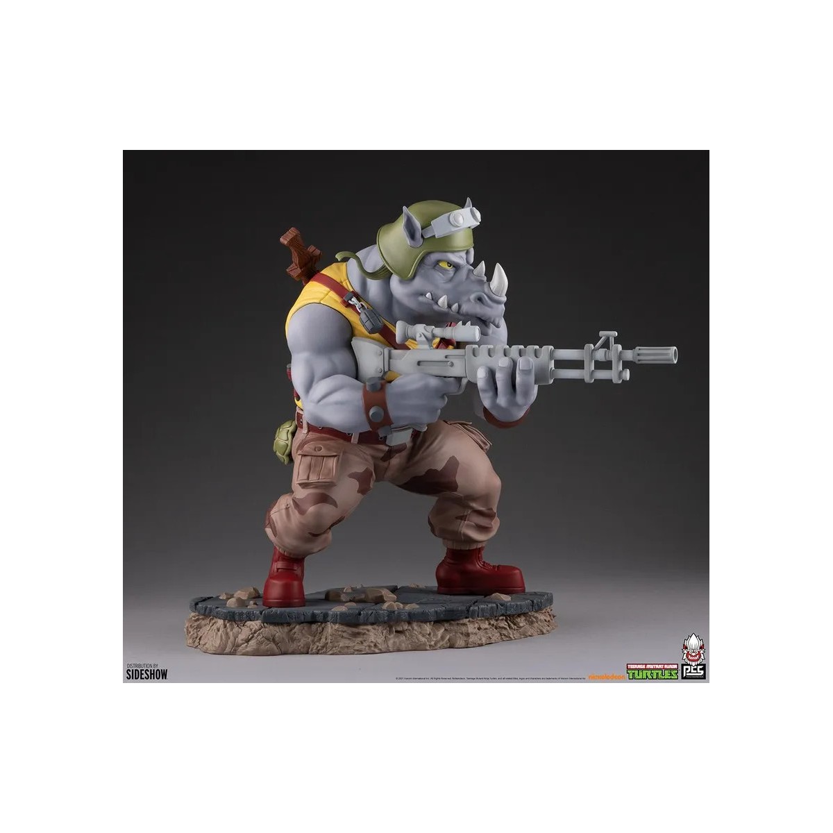 Premium Collectibles Studio PCS - Estatua Rocksteady 1/4 - Teenage Mutant Ninja Turtles TMNT