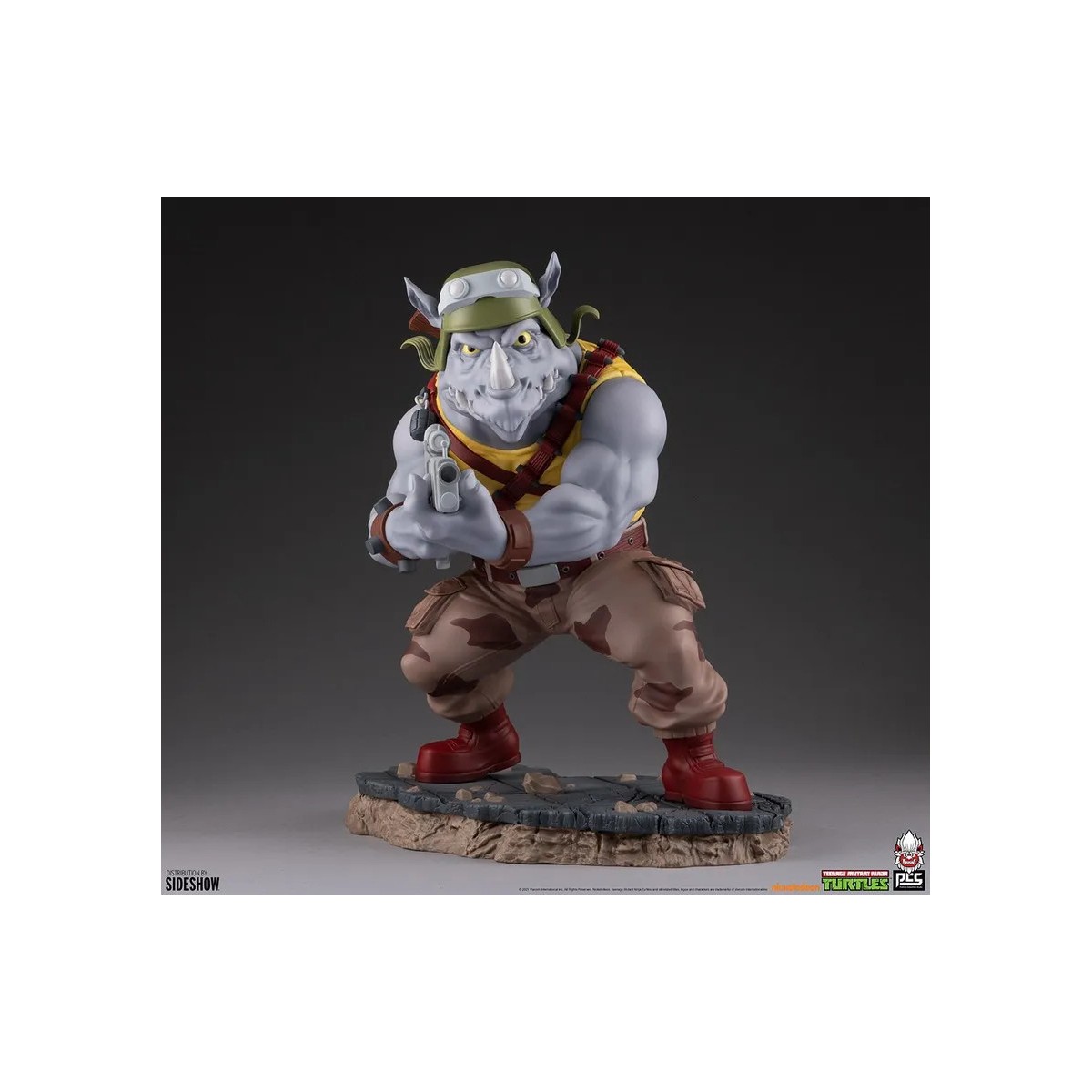 Premium Collectibles Studio PCS - Estatua Rocksteady 1/4 - Teenage Mutant Ninja Turtles TMNT