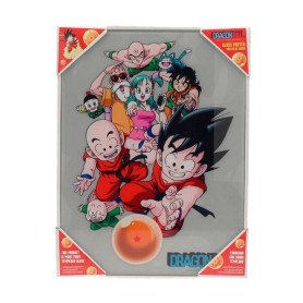 SD Toys - Póster de cristal de Bola de Dragón "Personajes