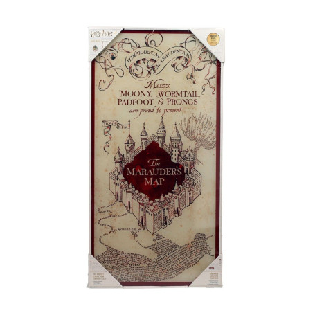 SD Toys - Póster de cristal de Harry Potter "Mapa del merodeador