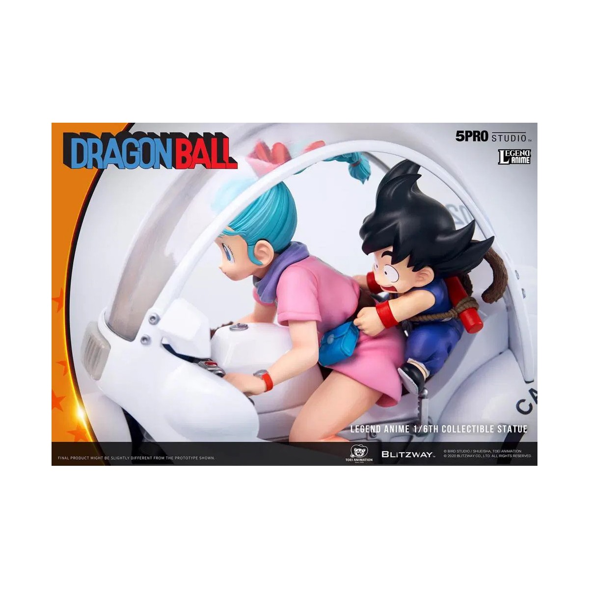 Blitzway X 5Pro Studio - Estatua de la bicicleta Dragon Ball Bulma's Capsule No.9 1/6