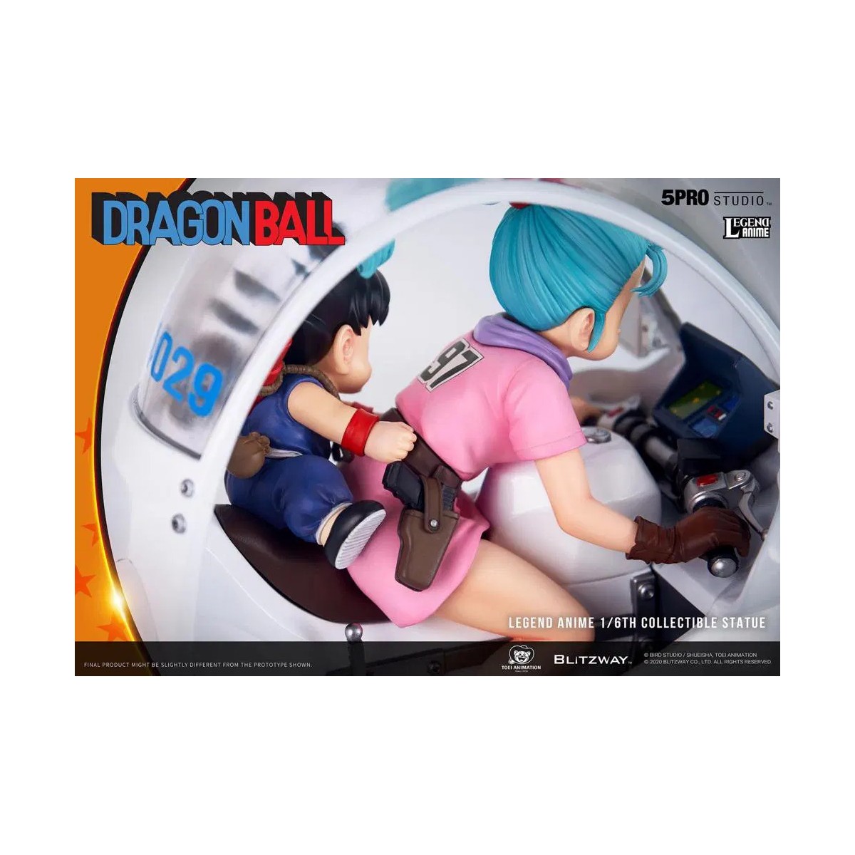 Blitzway X 5Pro Studio - Estatua de la bicicleta Dragon Ball Bulma's Capsule No.9 1/6