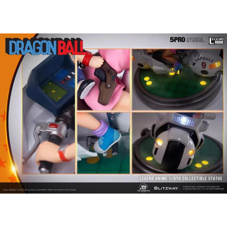 Blitzway X 5Pro Studio - Estatua de la bicicleta Dragon Ball Bulma's Capsule No.9 1/6