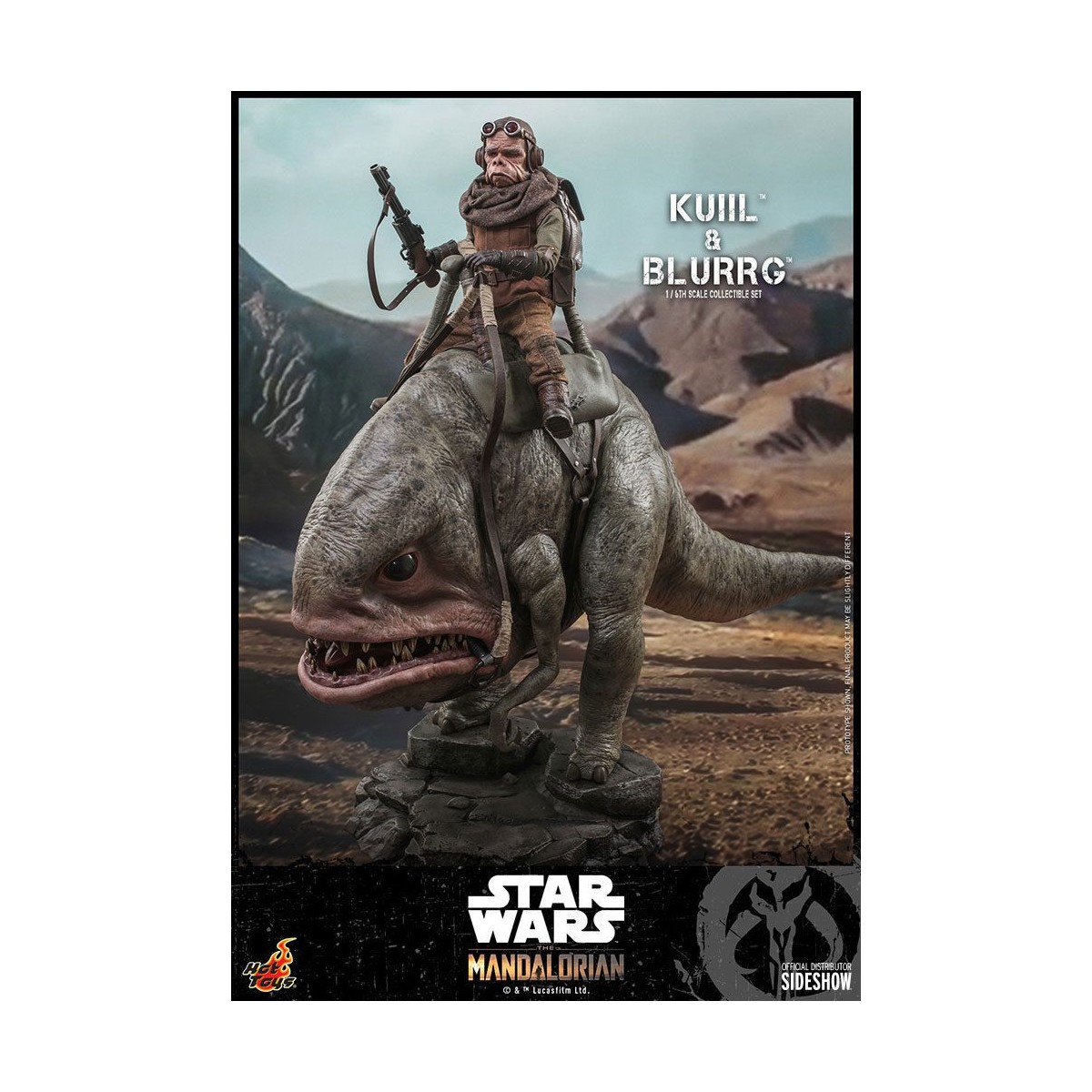 Hot Toys Star Wars - Kuiil y Blurrg - El Mandaloriano