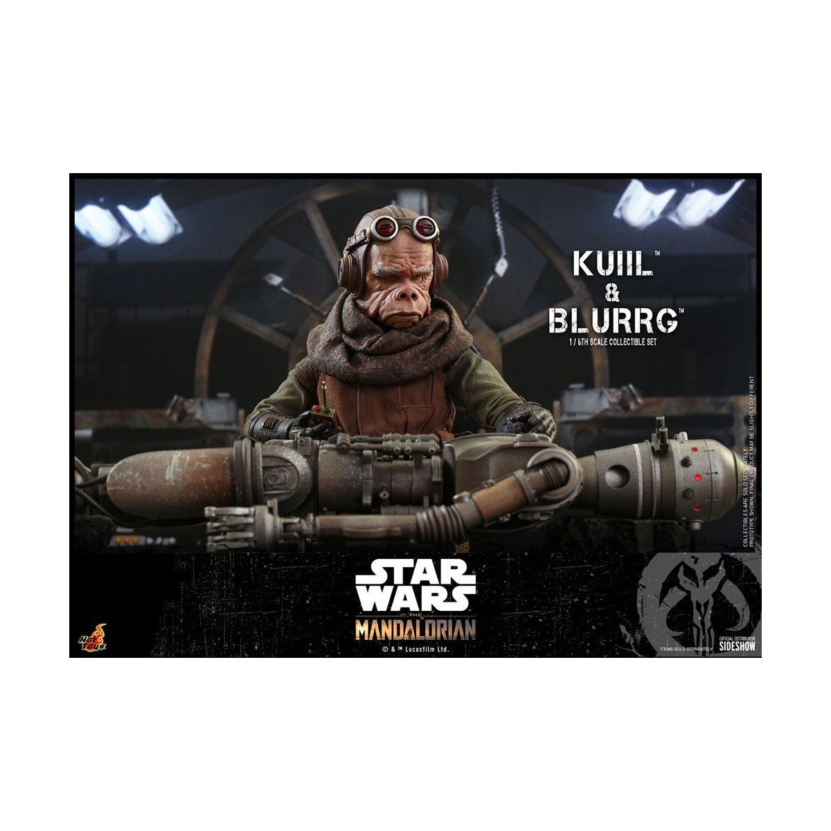 Hot Toys Star Wars - Kuiil y Blurrg - El Mandaloriano