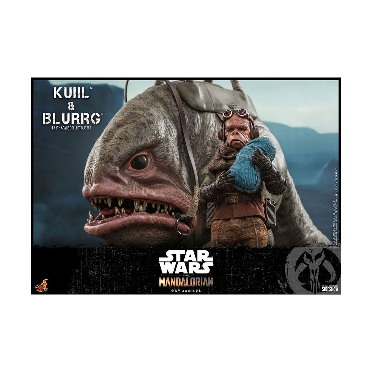 Hot Toys Star Wars - Kuiil y Blurrg - El Mandaloriano