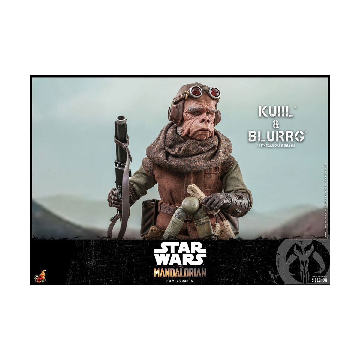 Hot Toys Star Wars - Kuiil y Blurrg - El Mandaloriano