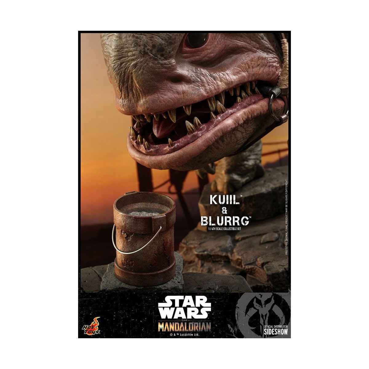 Hot Toys Star Wars - Kuiil y Blurrg - El Mandaloriano