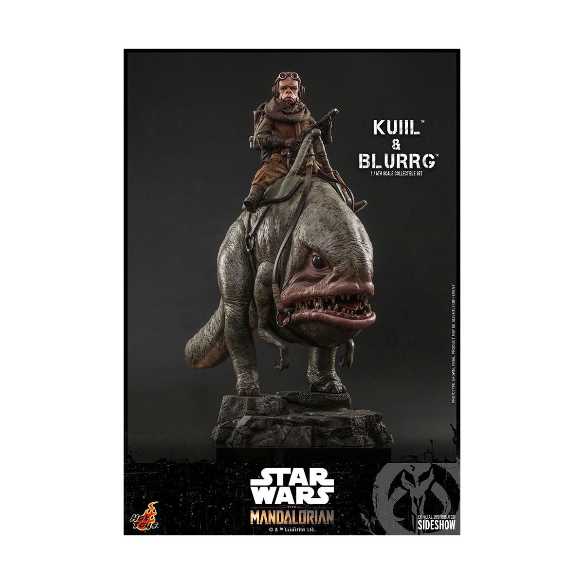 Hot Toys Star Wars - Kuiil y Blurrg - El Mandaloriano