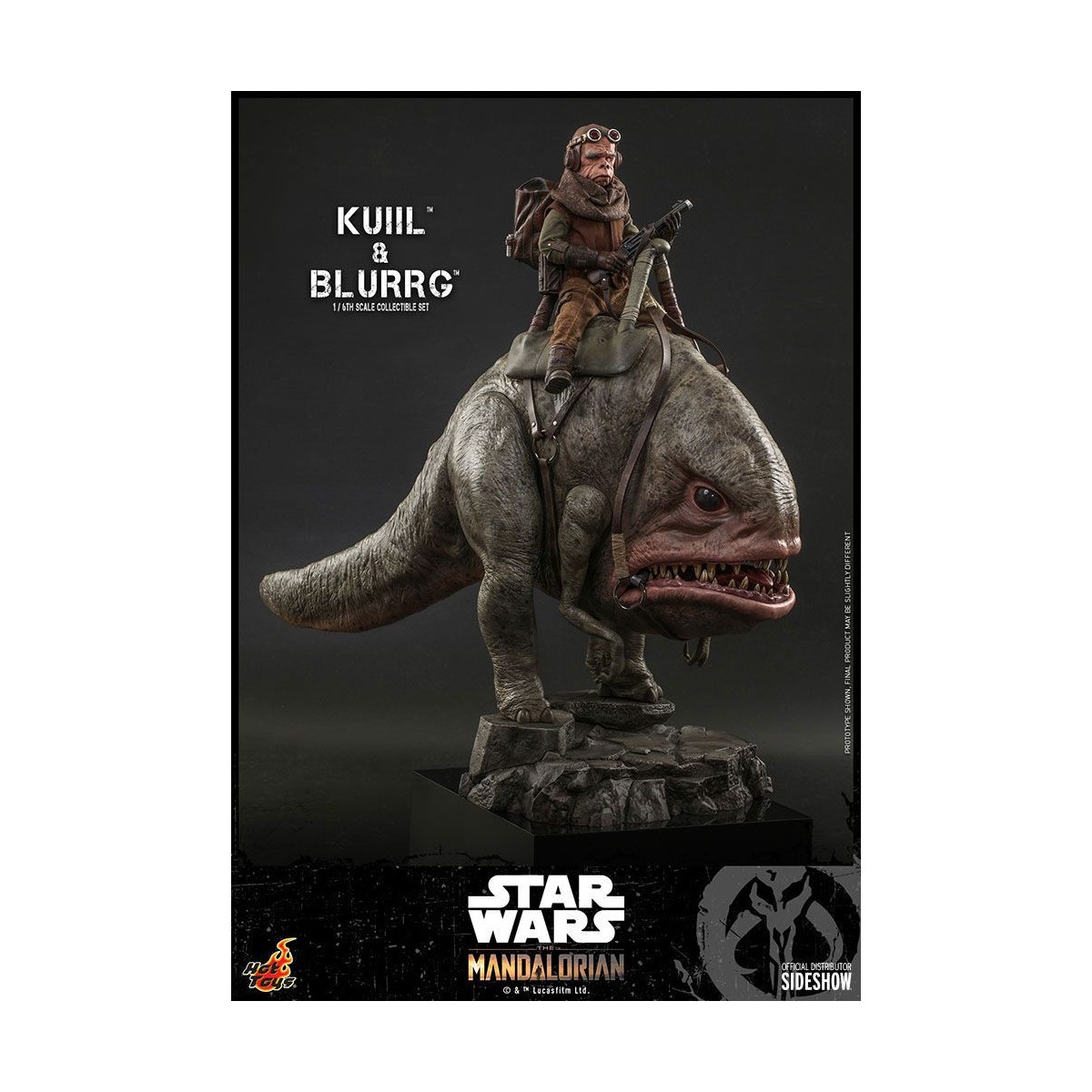 Hot Toys Star Wars - Kuiil y Blurrg - El Mandaloriano