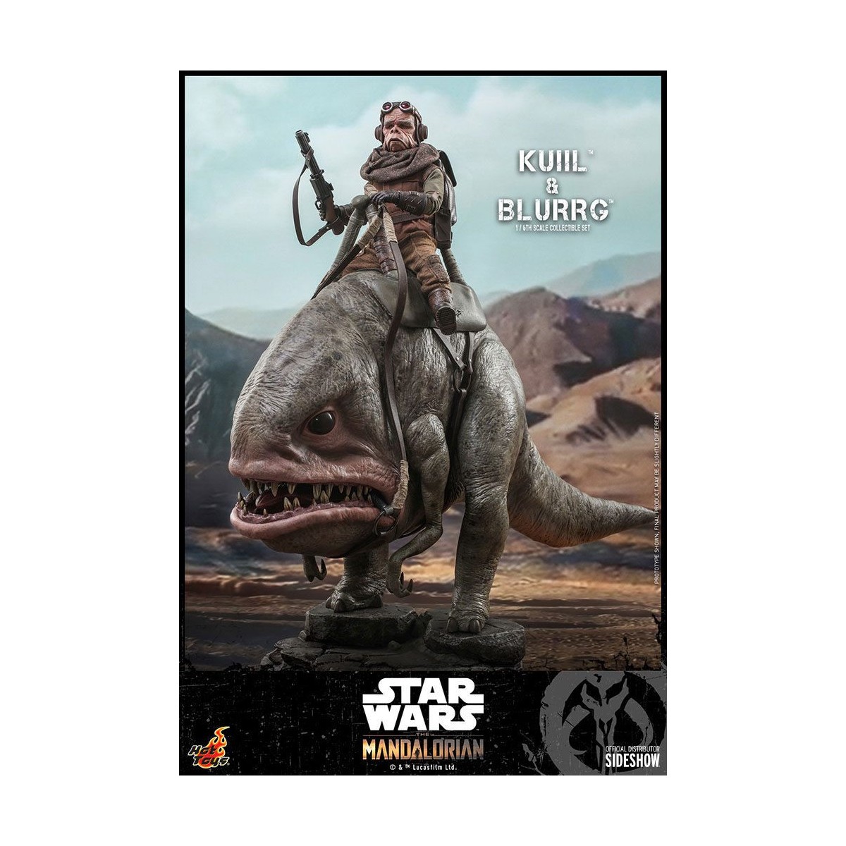 Hot Toys Star Wars - Kuiil y Blurrg - El Mandaloriano