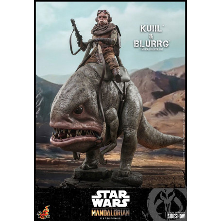 Hot Toys Star Wars - Kuiil y Blurrg - El Mandaloriano