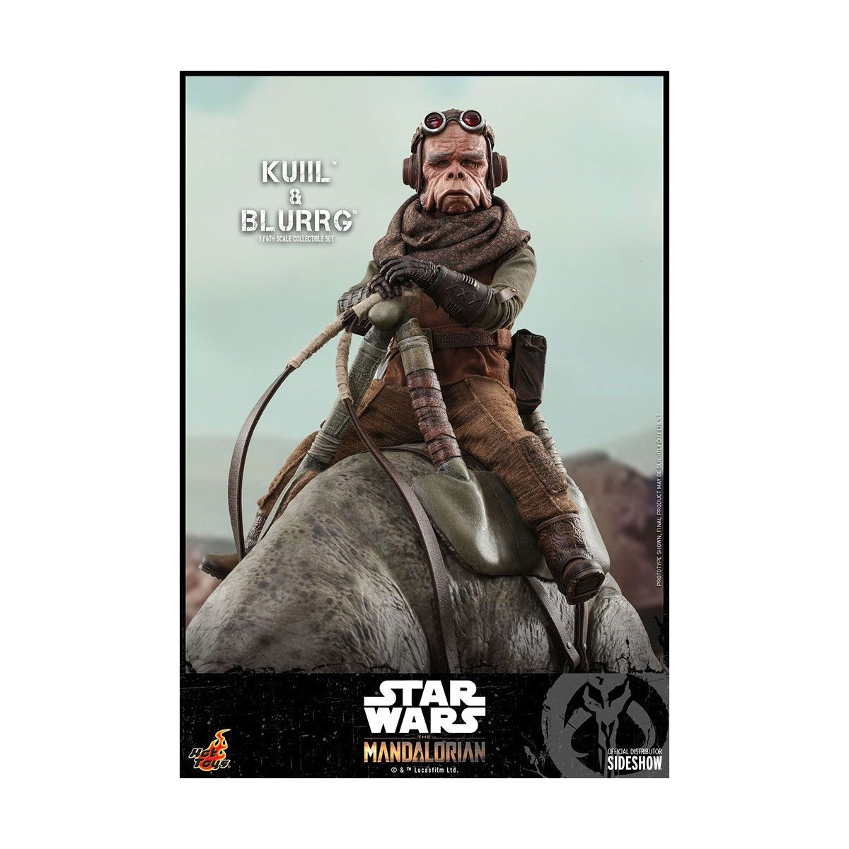 Hot Toys Star Wars - Kuiil y Blurrg - El Mandaloriano
