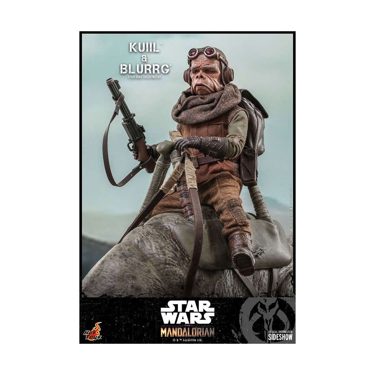 Hot Toys Star Wars - Kuiil y Blurrg - El Mandaloriano