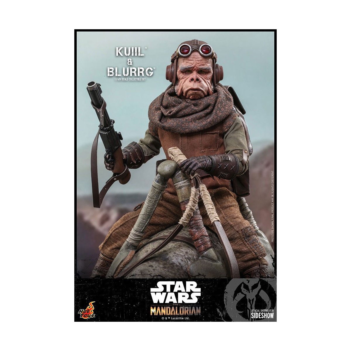 Hot Toys Star Wars - Kuiil y Blurrg - El Mandaloriano