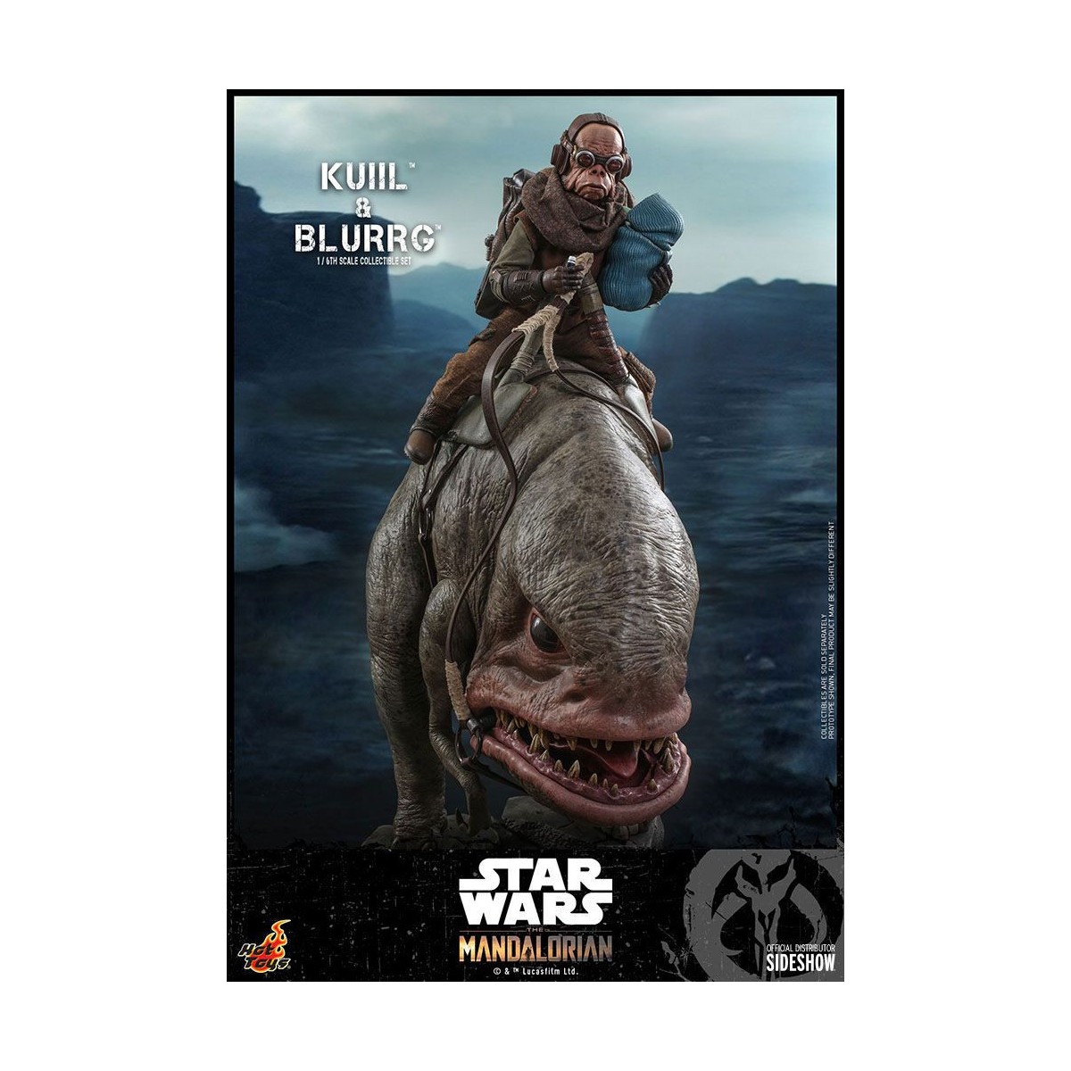 Hot Toys Star Wars - Kuiil y Blurrg - El Mandaloriano