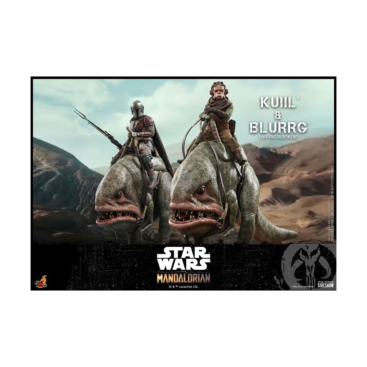 Hot Toys Star Wars - Kuiil y Blurrg - El Mandaloriano