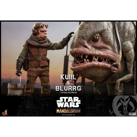 Hot Toys Star Wars - Kuiil y Blurrg - El Mandaloriano