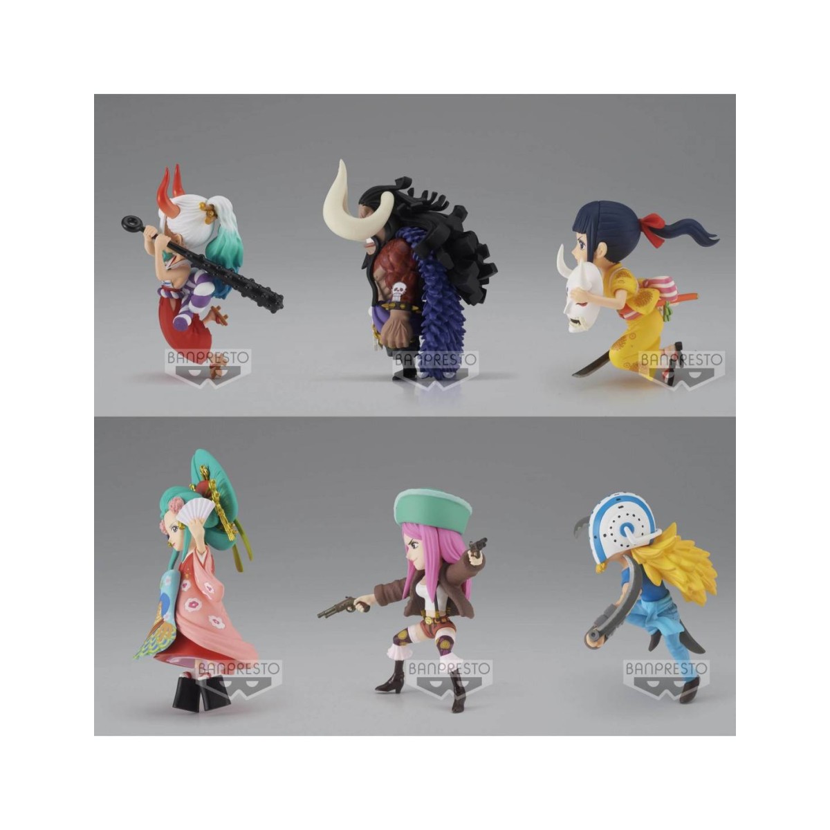 Banpresto One Piece - WCF Los Grandes Piratas 100 Paisajes Vol. 8 - Set de 6 figuras