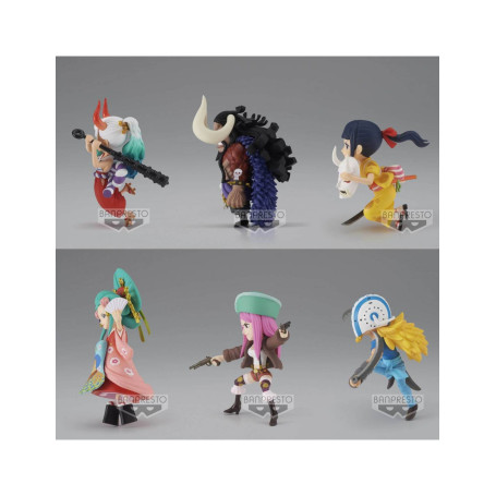 Banpresto One Piece - WCF Los Grandes Piratas 100 Paisajes Vol. 8 - Set de 6 figuras