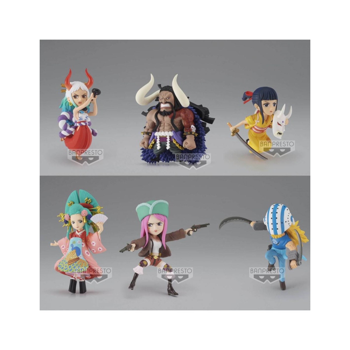 Banpresto One Piece - WCF Los Grandes Piratas 100 Paisajes Vol. 8 - Set de 6 figuras