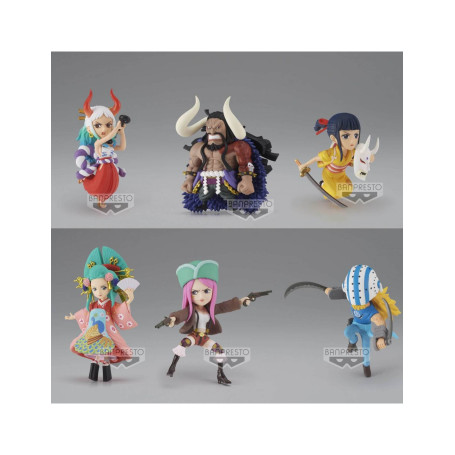 Banpresto One Piece - WCF Los Grandes Piratas 100 Paisajes Vol. 8 - Set de 6 figuras