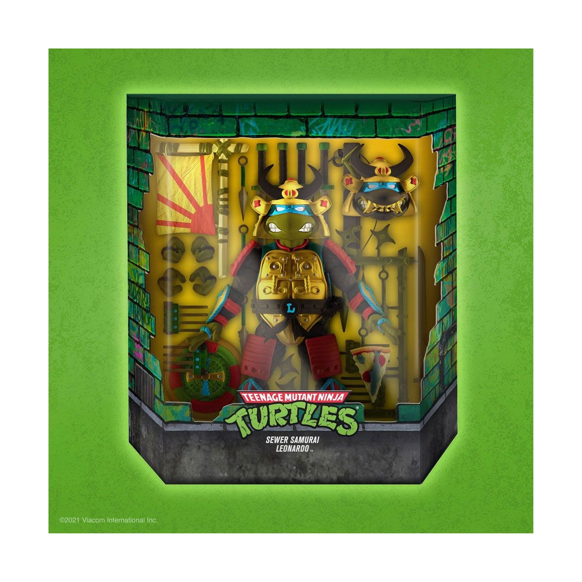 Super 7 - TMNT - Ultimates LEO THE SEWER SAMURAI - Teenage Mutant Ninja Turtles