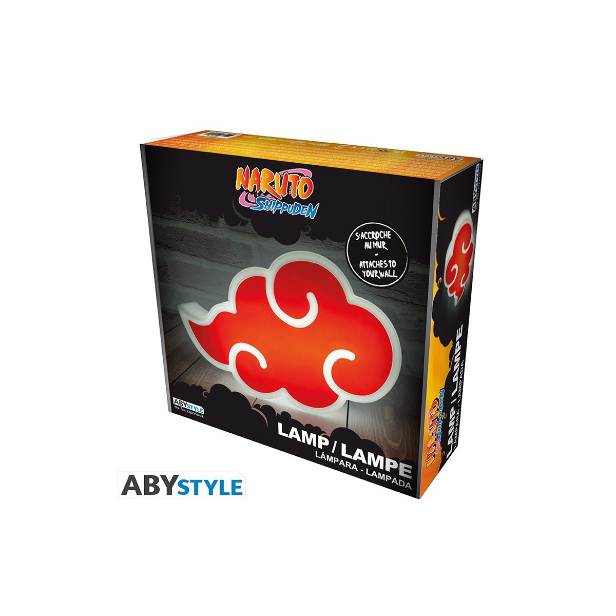 ABYstyle - NARUTO SHIPPUDEN - Lámpara - Nube Akatsuki