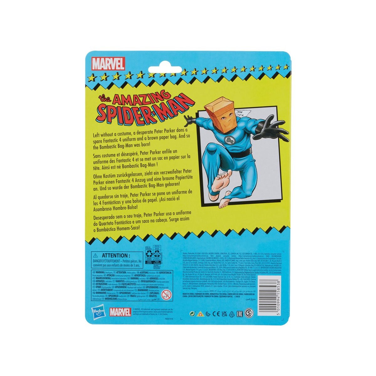 Colección Marvel Legends Retro - Bombastic Bag-Man - Spider-Man