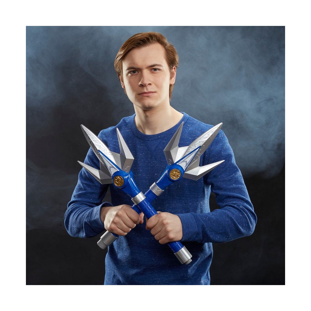 Hasbro - BLUE RANGER POWER LANCER 1:1 - Mighty Morphin Power Rangers Lightning Collection