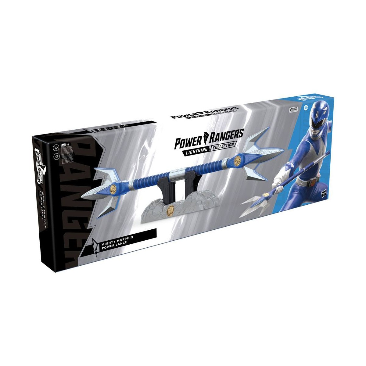 Hasbro - BLUE RANGER POWER LANCER 1:1 - Mighty Morphin Power Rangers Lightning Collection