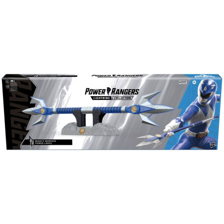 Hasbro - BLUE RANGER POWER LANCER 1:1 - Mighty Morphin Power Rangers Lightning Collection