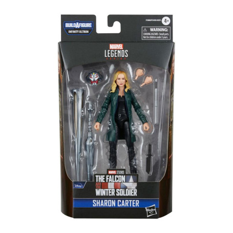 Serie Marvel Legends - Sharon Carter - Halcón y el Soldado de Invierno Infinity Ultron BAF