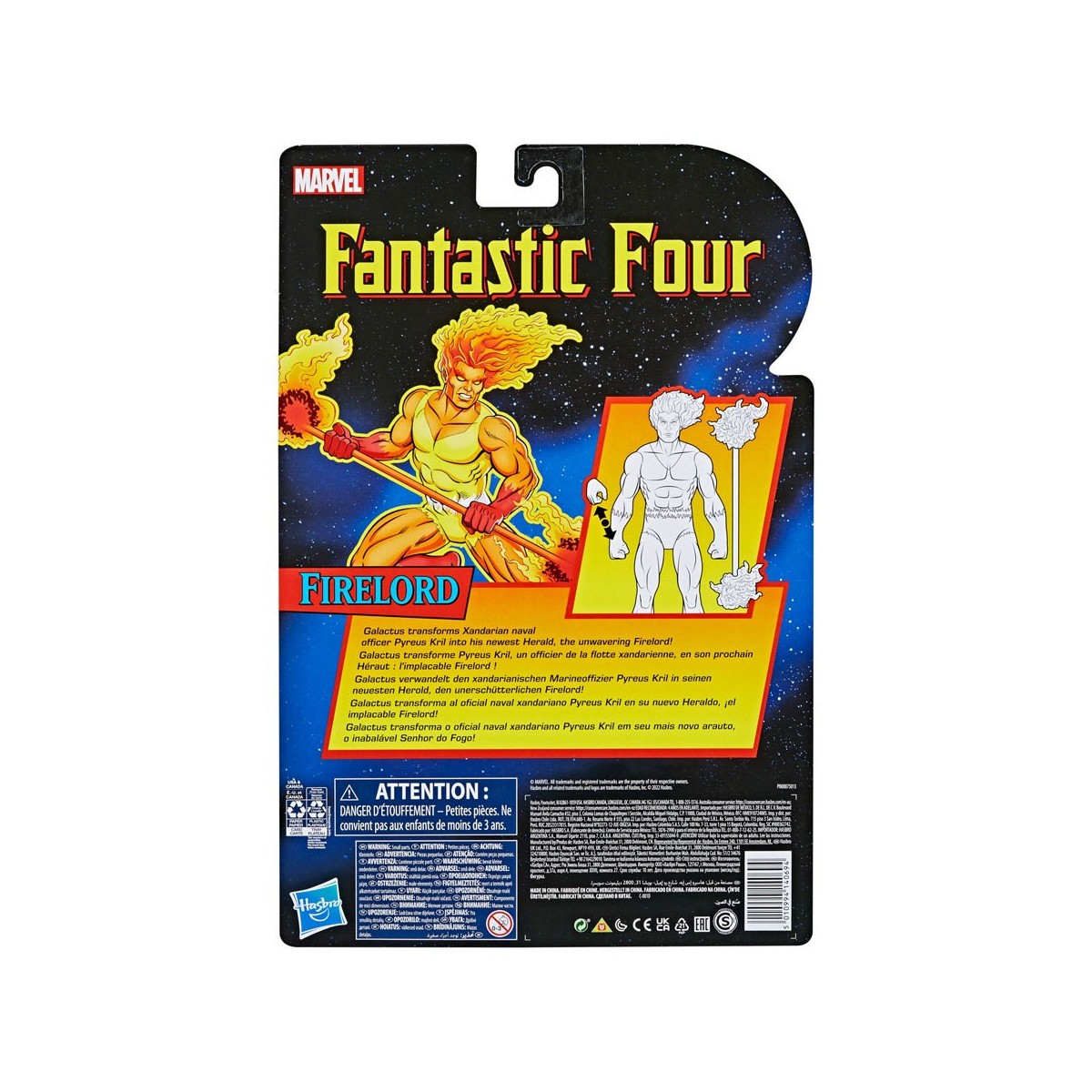 Marvel Legends - Firelord - Fantastic Four - Los 4 Fantásticos