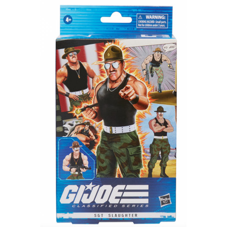 Hasbro G.I.JOE Classified Serie - Sgt Slaughter SDCC 2022 Exclusive