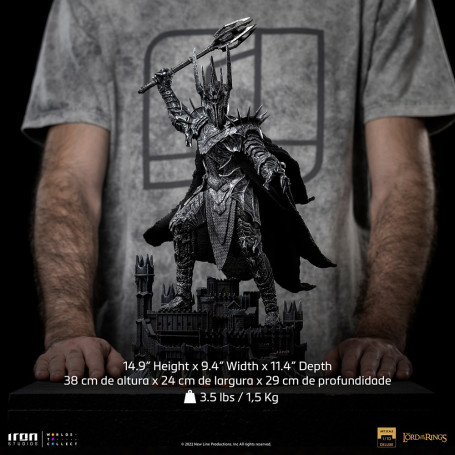IRON STUDIOS - SAURON - Deluxe Art Scale 1/10 - The Lord Of The Rings