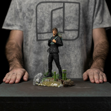 IRON STUDIOS - Entrenamiento de Luke Skywalker y Grogu a escala 1:10 BDS Art 1/10 - Star Wars El Libro de Boba Fett