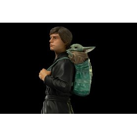 IRON STUDIOS - Entrenamiento de Luke Skywalker y Grogu a escala 1:10 BDS Art 1/10 - Star Wars El Libro de Boba Fett