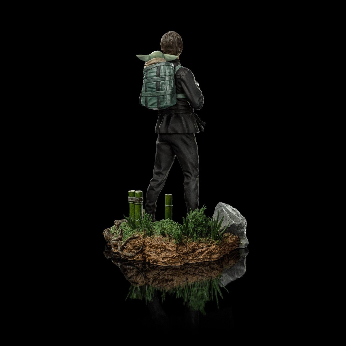 IRON STUDIOS - Entrenamiento de Luke Skywalker y Grogu a escala 1:10 BDS Art 1/10 - Star Wars El Libro de Boba Fett