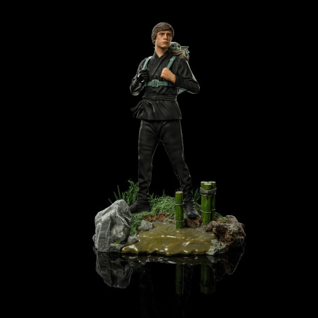 IRON STUDIOS - Entrenamiento de Luke Skywalker y Grogu a escala 1:10 BDS Art 1/10 - Star Wars El Libro de Boba Fett