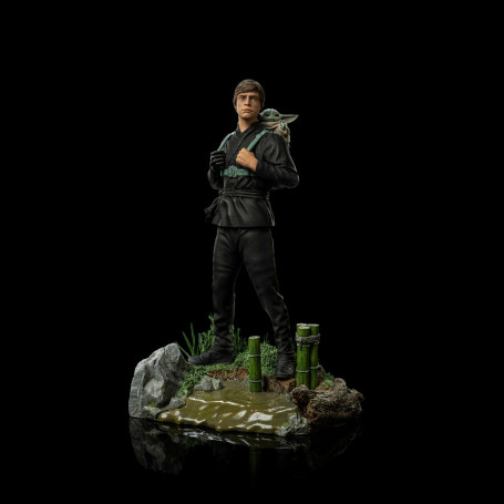 IRON STUDIOS - Entrenamiento de Luke Skywalker y Grogu a escala 1:10 BDS Art 1/10 - Star Wars El Libro de Boba Fett