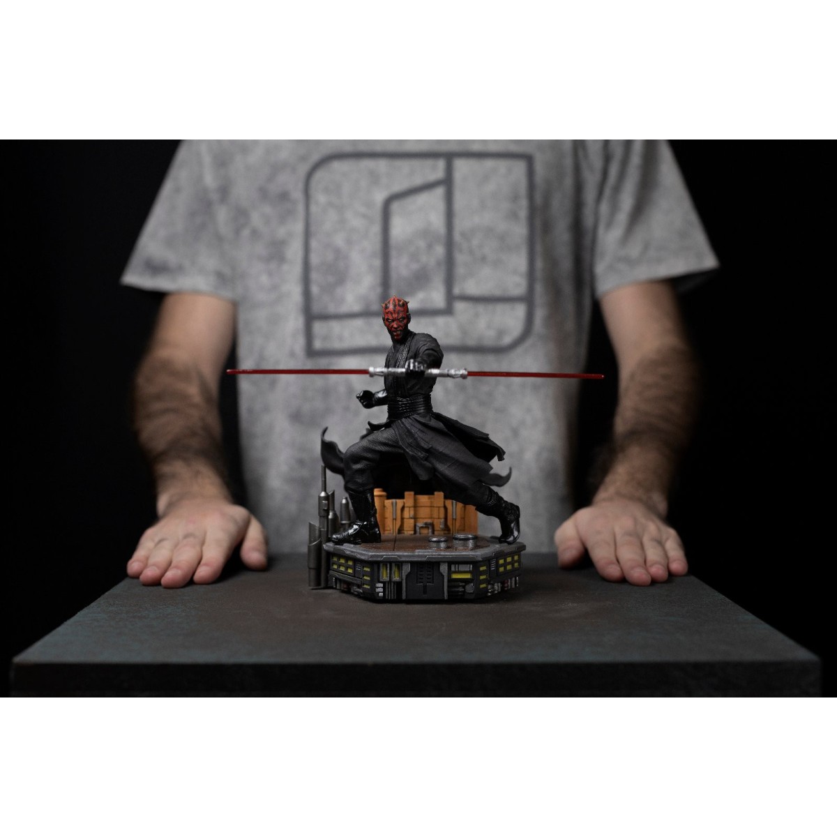 IRON STUDIOS - Darth Maul 1:10 BDS Art Scale 1/10 - Star Wars: La amenaza fantasma
