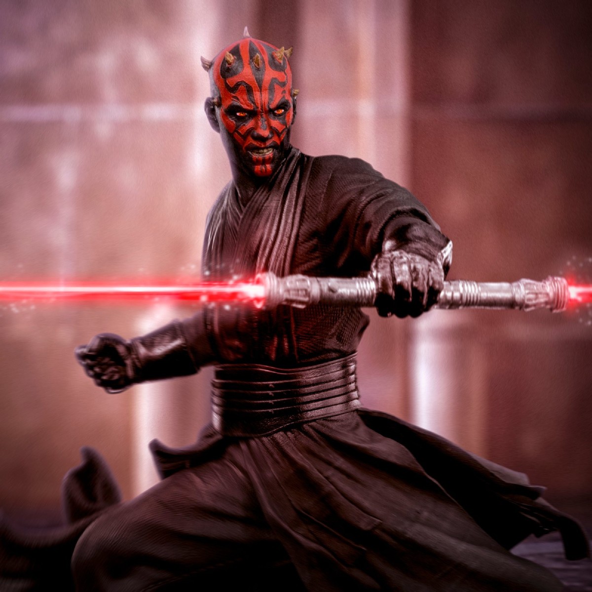 IRON STUDIOS - Darth Maul 1:10 BDS Art Scale 1/10 - Star Wars: La amenaza fantasma