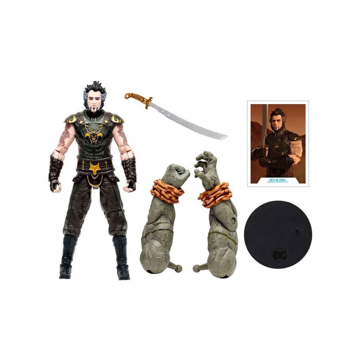 Mc Farlane DC Gaming - Ra's Al Ghul Arkham City 1/12 - Construye un Solomon Grundy
