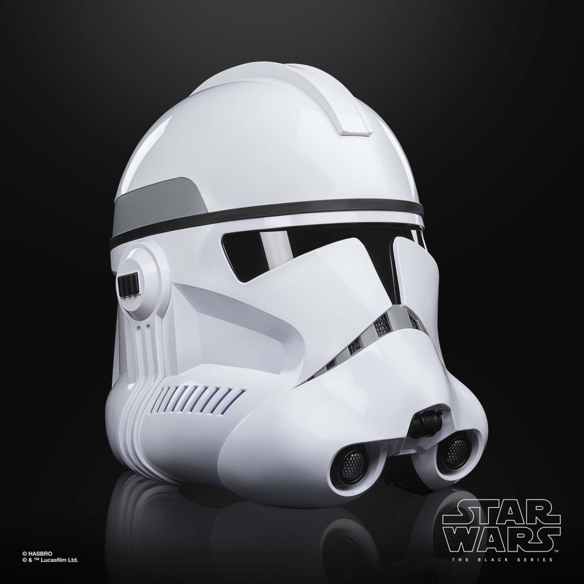 Hasbro - Casco Electrónico Premium Clone Trooper Fase II - Star Wars Black Series