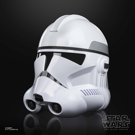 Hasbro - Casco Electrónico Premium Clone Trooper Fase II - Star Wars Black Series