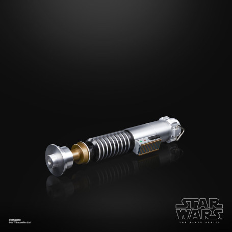 Hasbro - Sable de luz Force Fx de Luke Skywalker - Réplica de la serie negra Elite